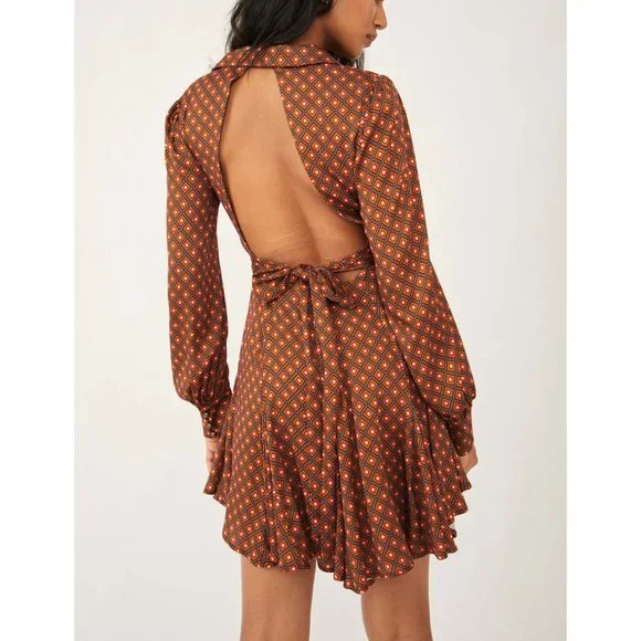 🎉LAST CHANCE🎉 NWT Free People It Takes Two Sleeve Mini Dress / Night Combo - Picture 3 of 7
